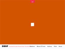 Tablet Screenshot of downtownhouseofpizza.com